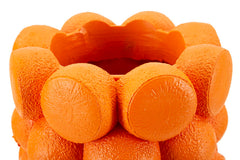Jarrón de resina naranja
