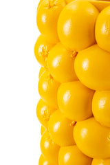 Jarrón de resina Limón amarillo