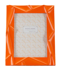 Cadre photo rectangulaire résine Orange