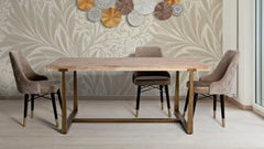 Table rectangulaire Ankara Métal et Bois
