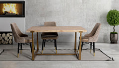 Table rectangulaire Ankara Métal et Bois
