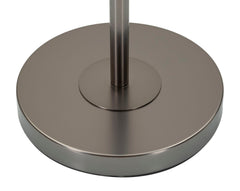 Lampe de sol Bright One Verre Blanc et Velours Gris
