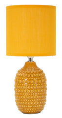 Lampe de chevet décorations en relief Ocre abat-jour Ocre