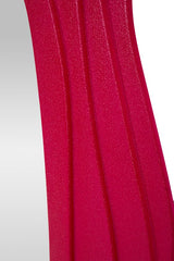 Espejo de pared sinuoso Dafne Fucsia