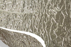Miroir mural carré Aury Métal Argenté