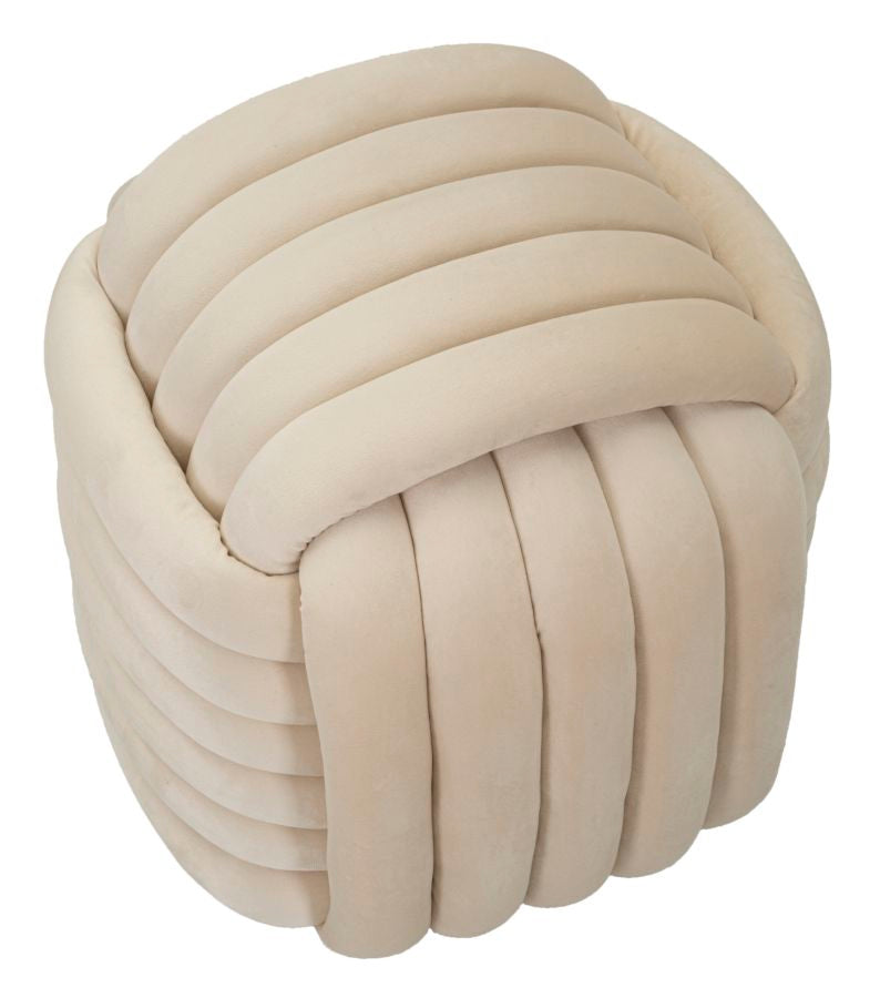 STOOL SOFTY CREAM CM 45X45X45