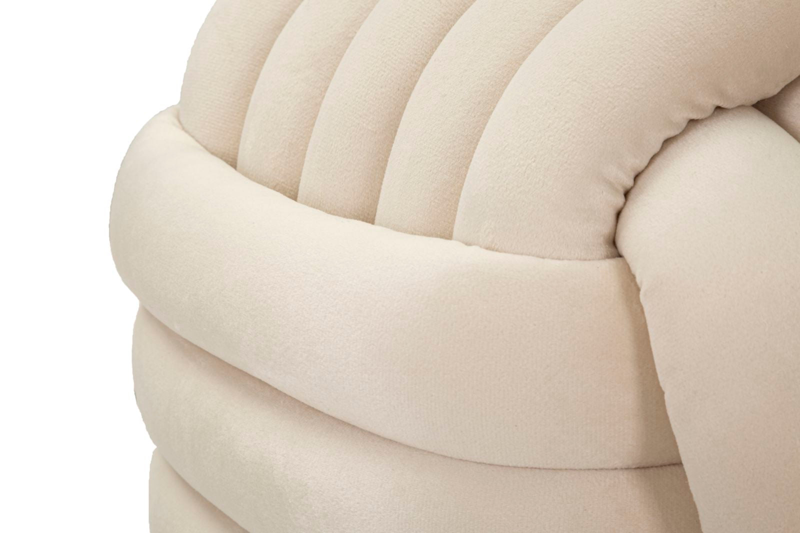 STOOL SOFTY CREAM CM 45X45X45