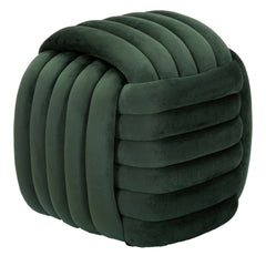 Taburete Softy Terciopelo Verde