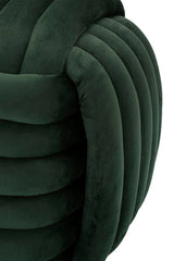 Taburete Softy Terciopelo Verde
