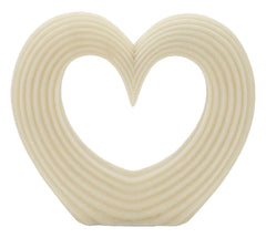 Corazón decorativo texturizado claro