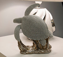 Estatua decorativa de tortuga estilo contemporáneo