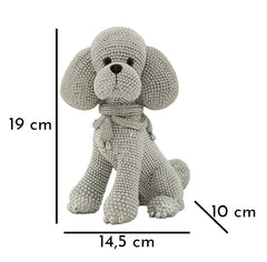 Perro Caniche Plateado