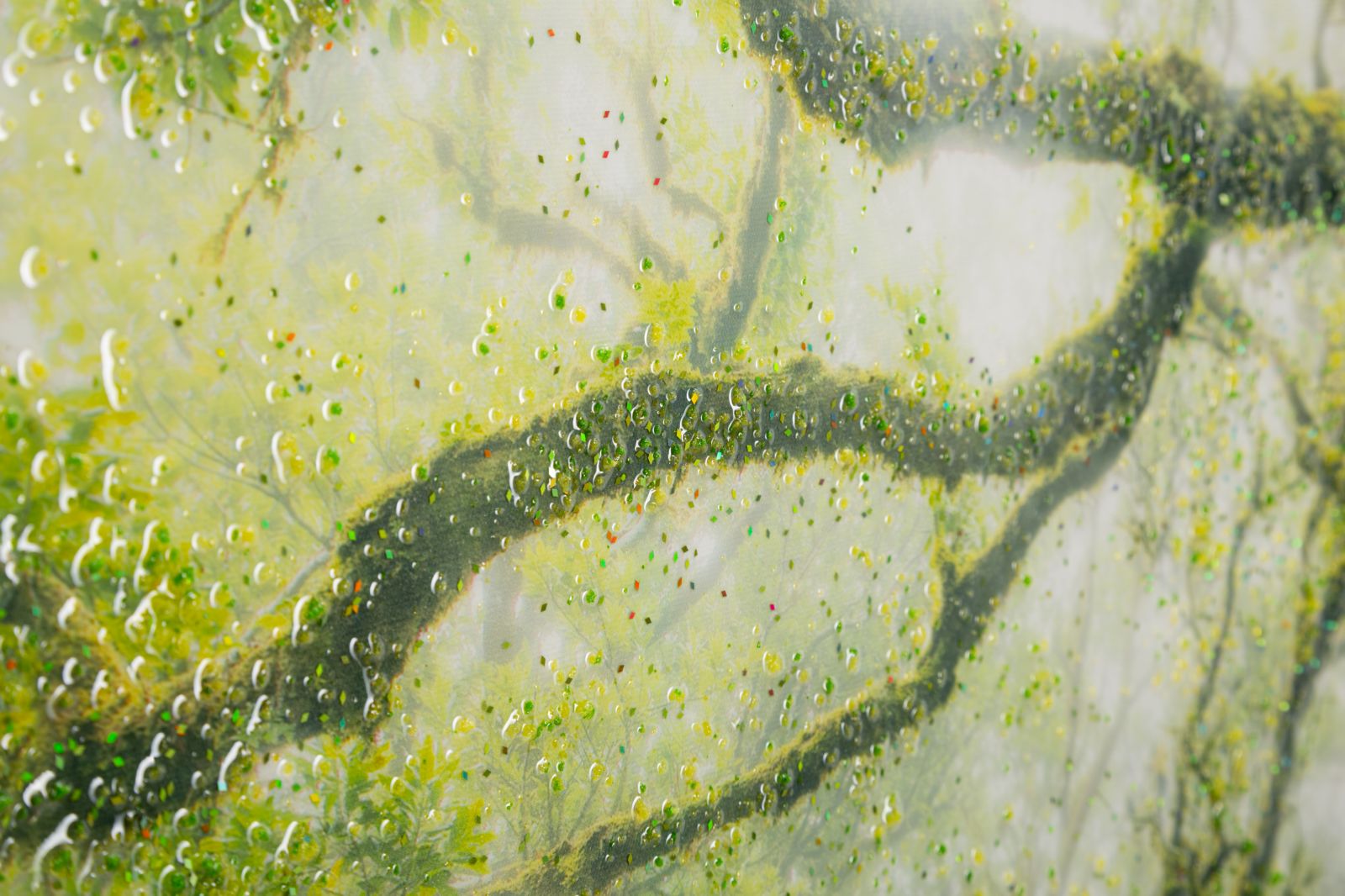 PRINT ON CANVAS LACQUERED WITH FRAME FOREST CM 90X4X60_x000D_
