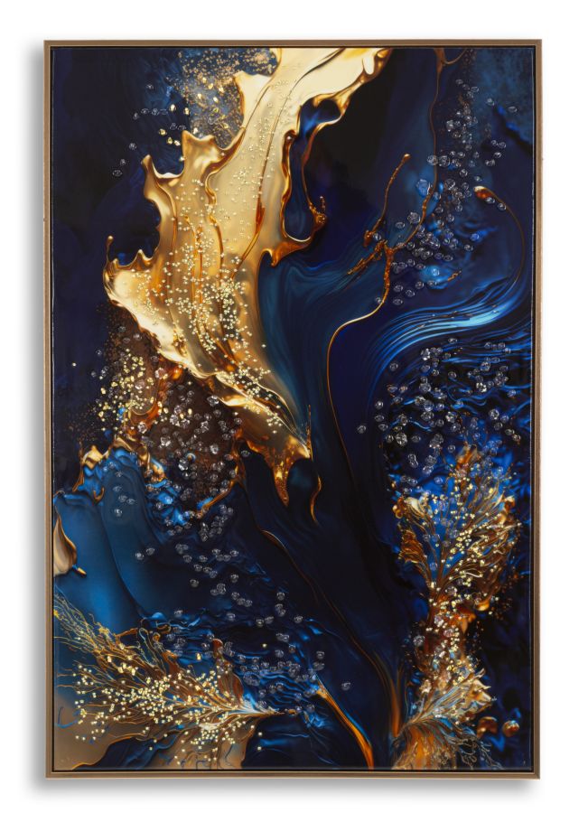 LACQUERED CANVAS PRINT WITH FRAME ANDROMEDA -A- CM 60X4X90_x000D_
