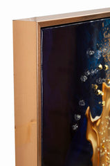 LACQUERED CANVAS PRINT WITH FRAME ANDROMEDA -A- CM 60X4X90_x000D_
