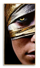 NAIROBI LACQUERED CANVAS WITH FRAME -A- CM 52X4X102
