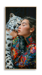 MOIRA LACQUERED CANVAS WITH FRAME -A- CM 52X4X102