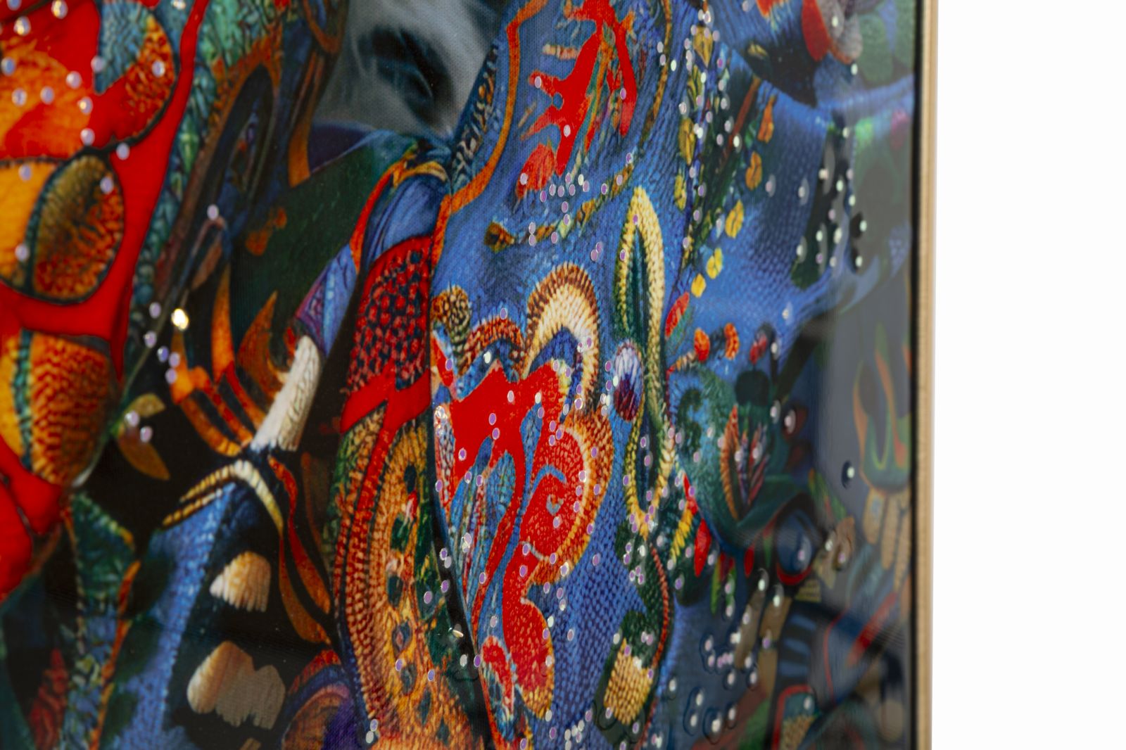 MOIRA LACQUERED CANVAS WITH FRAME -A- CM 52X4X102