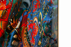 MOIRA LACQUERED CANVAS WITH FRAME -A- CM 52X4X102