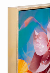 PAINTED ON CANVAS LACQUERED MARTY WITH FRAME -B- CM 62X4X92