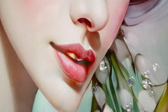 FANTASY LACQUERED CANVAS WITH FRAME -A- CM 72X4X102