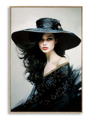 PAINTING ON CANVAS LACQUERED DORI WITH FRAME -A- CM 62X4X92