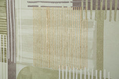 PRINTED ON CANVAS LINES WITH FRAME -H- CM 60X3X60