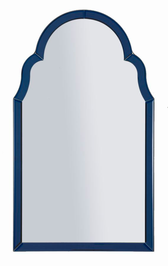 TANGIER BLUE WALL MIRROR CM 47X1X80 (  INSIDE MIRROR SIZE CM 41X74)