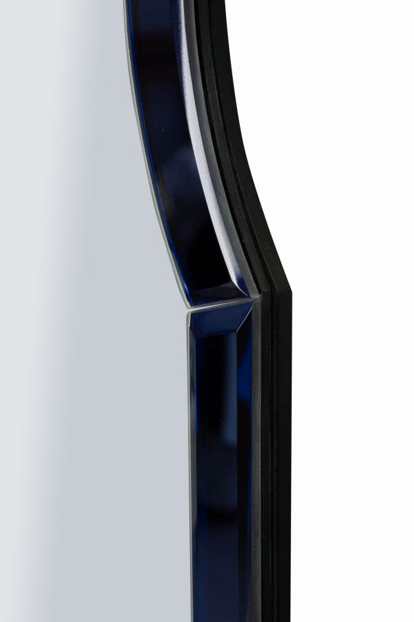 TANGIER BLUE WALL MIRROR CM 47X1X80 (  INSIDE MIRROR SIZE CM 41X74)