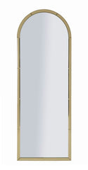 BAKU GOLD WALL MIRROR CM 55X2X150 ( INSIDE MIRROR SIZE  CM 49X144)