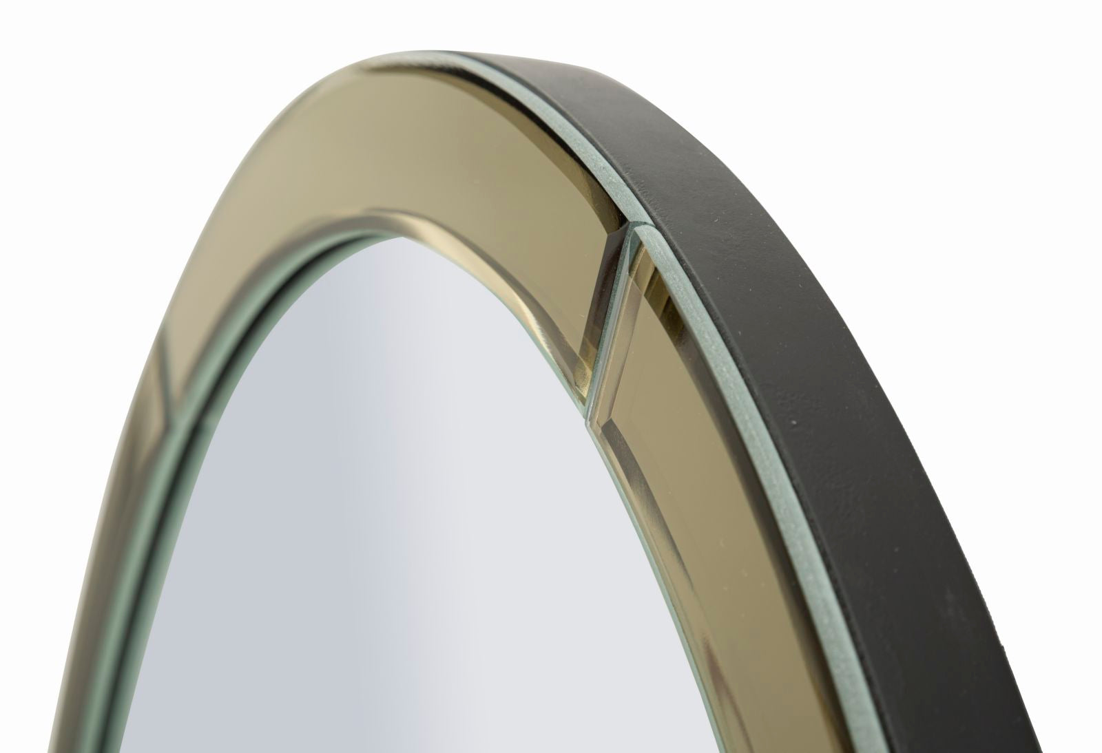 BAKU GOLD WALL MIRROR CM 55X2X150 ( INSIDE MIRROR SIZE  CM 49X144)