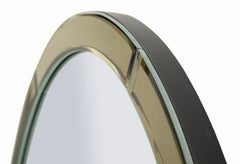 BAKU GOLD WALL MIRROR CM 55X2X150 ( INSIDE MIRROR SIZE  CM 49X144)