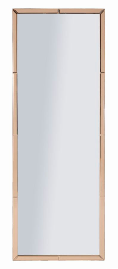 WALL MIRROR BERLIN PINK CM 55X2X150 ( INSIDE MIRROR SIZE CM 49X143,5)