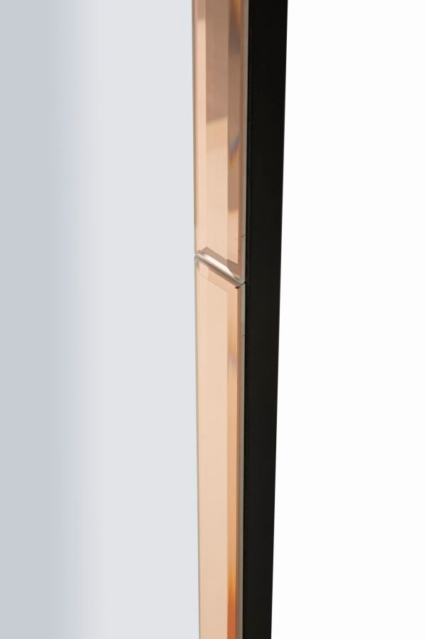 WALL MIRROR BERLIN PINK CM 55X2X150 ( INSIDE MIRROR SIZE CM 49X143,5)
