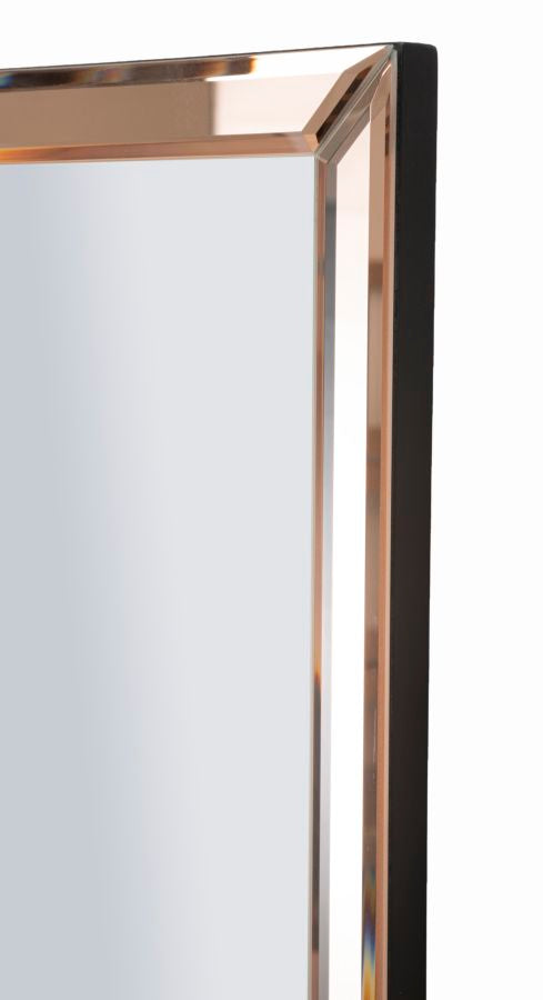 WALL MIRROR BERLIN PINK CM 55X2X150 ( INSIDE MIRROR SIZE CM 49X143,5)