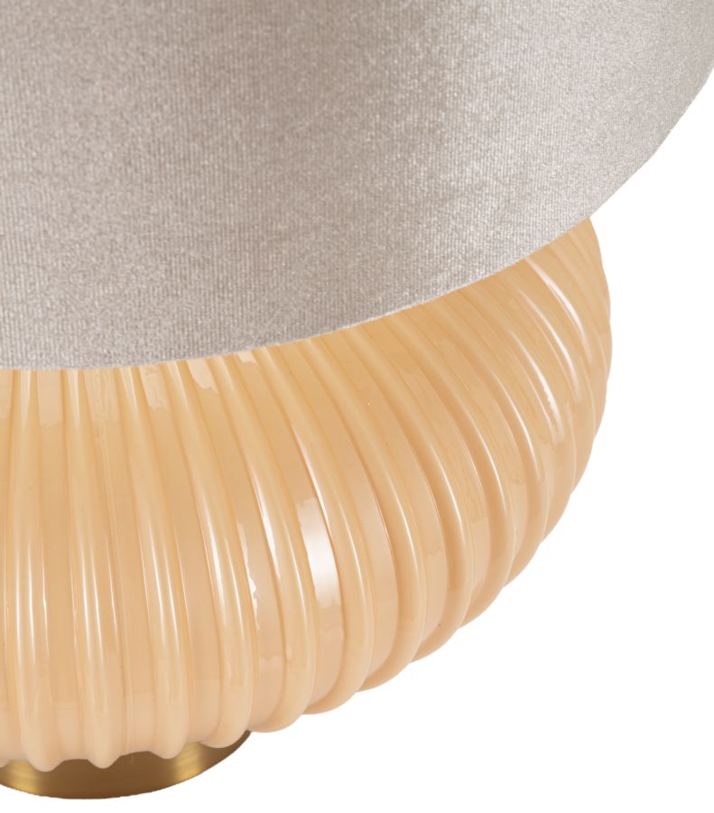 PERLY TABLE LAMP -W- CM Ø33X49
