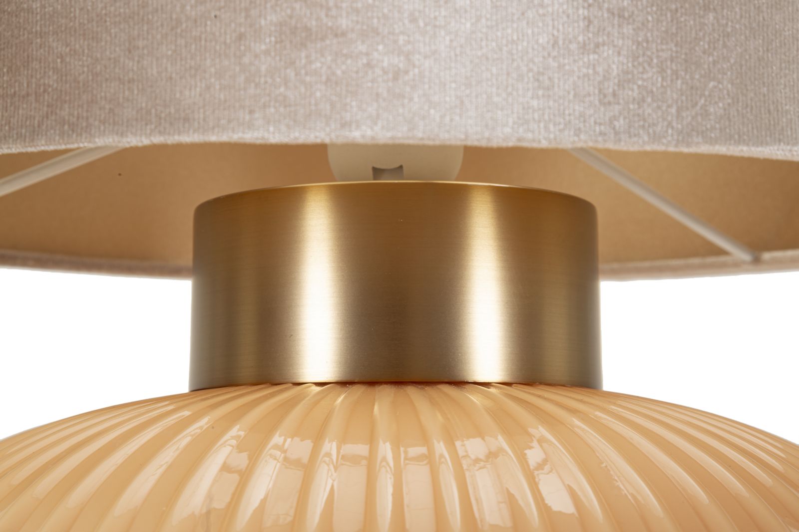 PERLY TABLE LAMP -W- CM Ø33X49