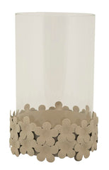 CANDLE HOLDER DUNE C/VETRO CM Ø14X21 