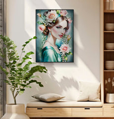 FANTASY LACQUERED CANVAS WITH FRAME -A- CM 72X4X102