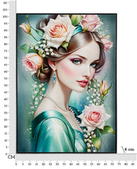 FANTASY LACQUERED CANVAS WITH FRAME -A- CM 72X4X102