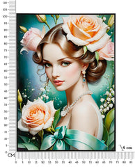 FANTASY LACQUERED CANVAS WITH FRAME -B- CM 72X4X102