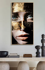 NAIROBI LACQUERED CANVAS WITH FRAME -B- CM 52X4X102