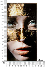 NAIROBI LACQUERED CANVAS WITH FRAME -B- CM 52X4X102