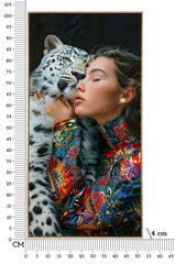 MOIRA LACQUERED CANVAS WITH FRAME -A- CM 52X4X102