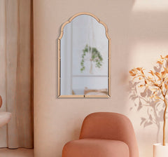 TANGIER WALL MIRROR PINK CM 62X1X100 ( INSIDE MIRROR SIZE CM 55X94)