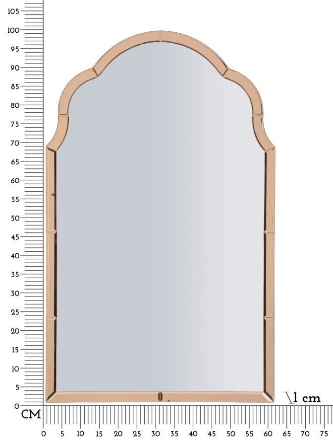 TANGIER WALL MIRROR PINK CM 62X1X100 ( INSIDE MIRROR SIZE CM 55X94)