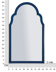 TANGIER BLUE WALL MIRROR CM 47X1X80 (  INSIDE MIRROR SIZE CM 41X74)