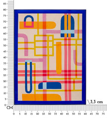 MODIS WITH FRAME LACQUERED CANVAS PRINT -B- CM 60X3,3X80