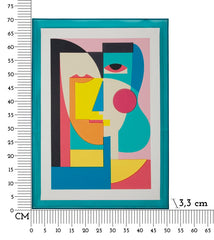 PICASSY C/CORNICE CANVAS PRINT -H- CM 50 X 3,3X70