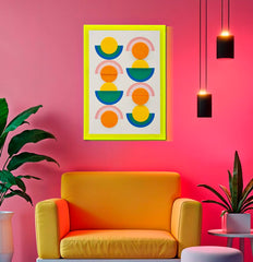 POP ART CANVAS PRINT WITH FRAME -W- CM 50 x 3,3 x 70